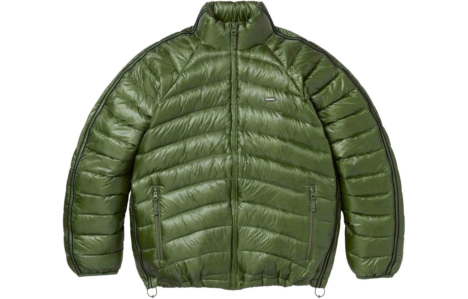 

SS24 Пуховик унисекс Supreme, оливковый