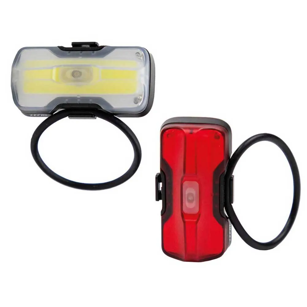 

Комплект велосипедных фонарей Zefal Supervisioni F20/R20, красный