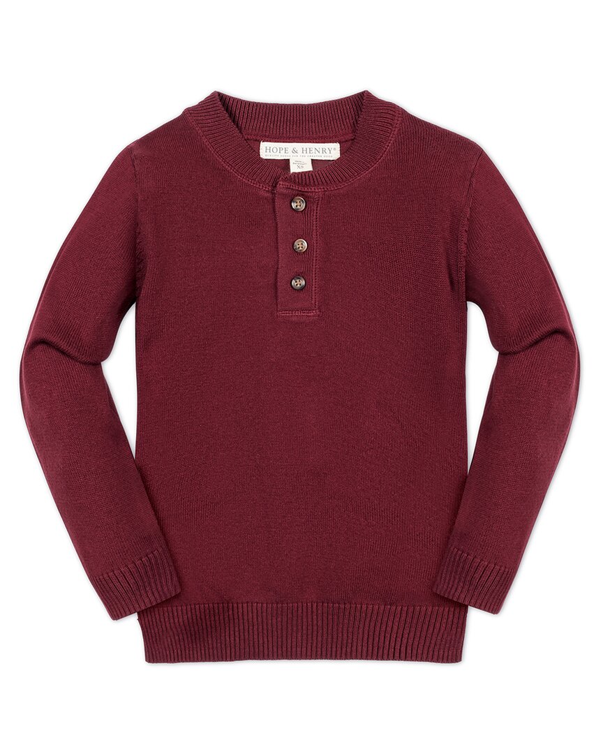 

Свитер Hope & Henry Henley Hope & Henry, Oxblood
