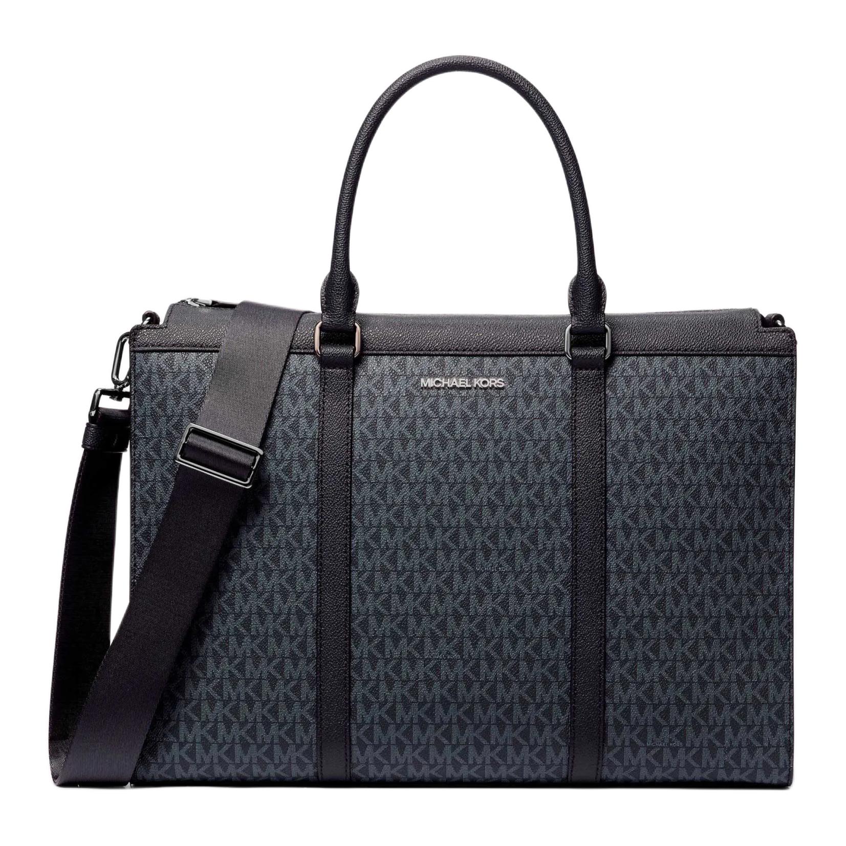 

MICHAEL KORS Кожаный портфель с монограммой для мужчин
