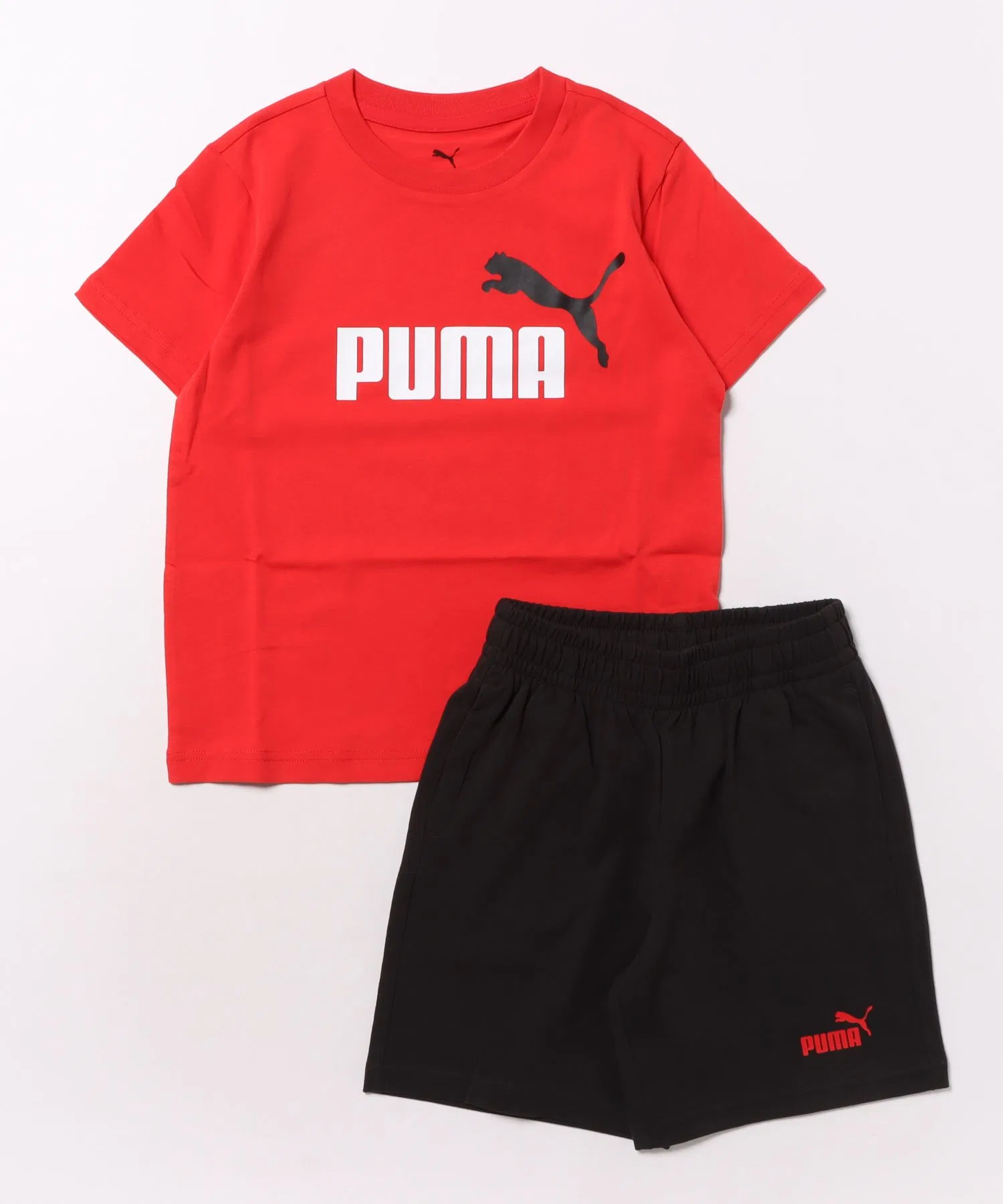 Комплект PUMA ESS 2 COLOR NO. 1 LOGO: футболка и шорты (B)