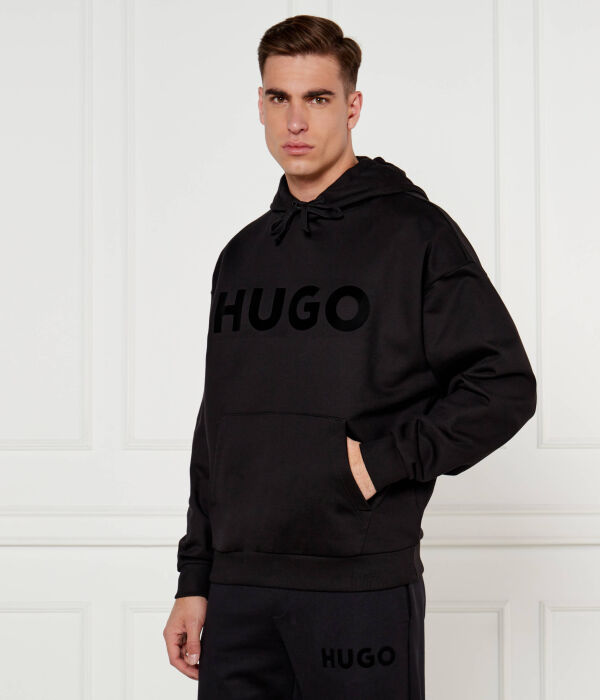

Свитер рва Loose fit Hugo, черный