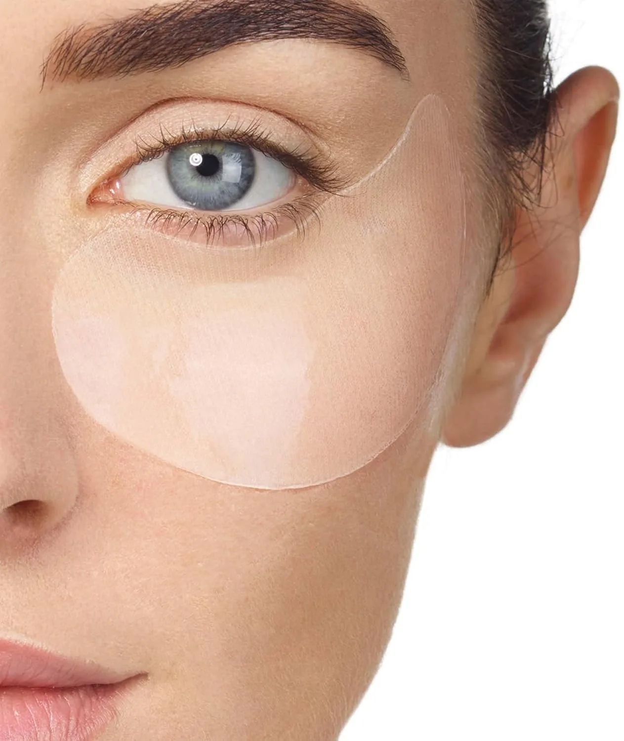 Borghese Restorative Eye Sheet Masks (6 пар) - успокаивающие, подтягивающие и увлажняющие патчи для глаз с кофеином, поддержка кожного барьера, для всех типов кожи 6 шт. (1 шт.), Olive — фото 3