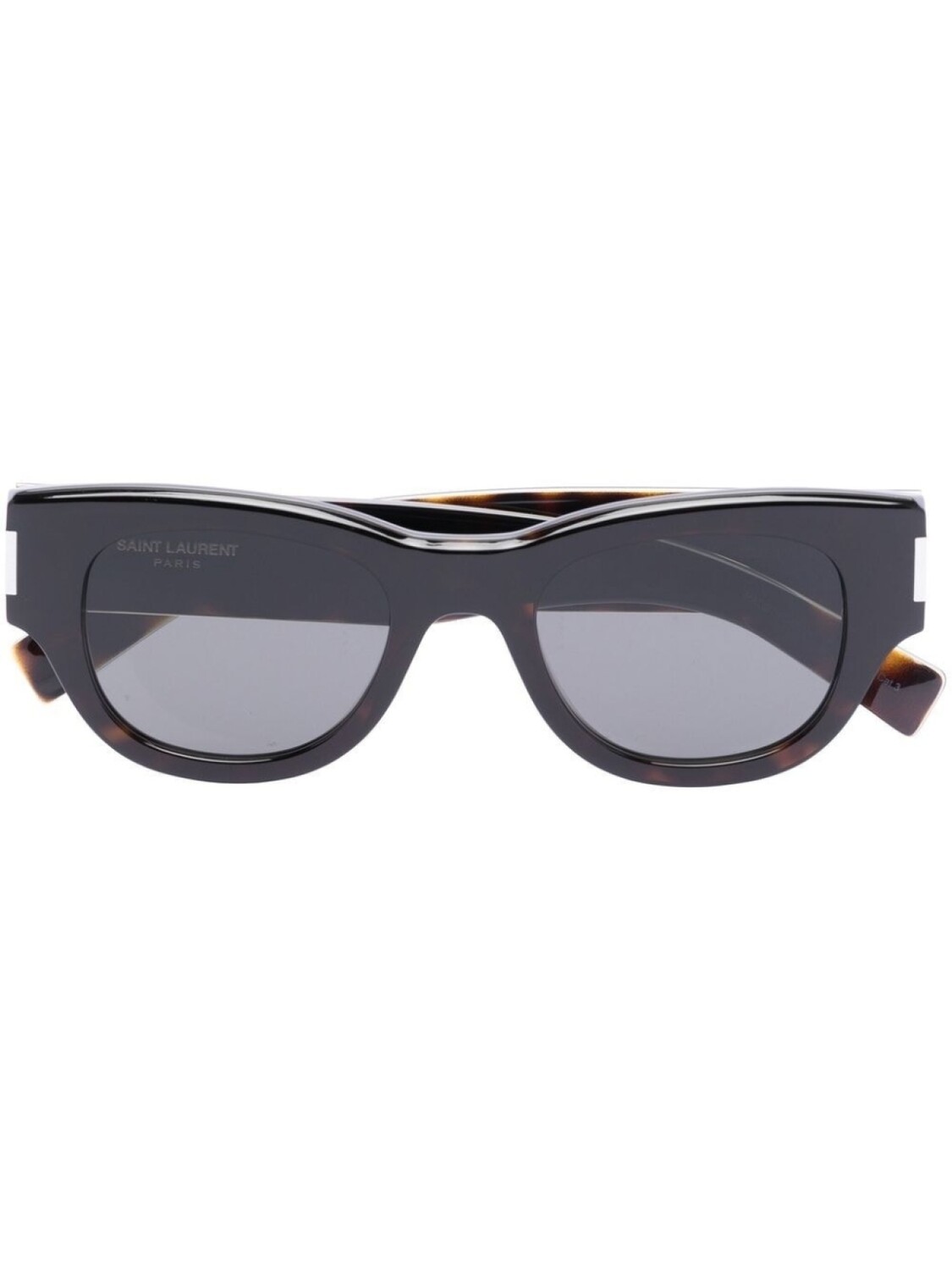 

Saint Laurent Eyewear солнцезащитные очки в оправе 'кошачий глаз', коричневый