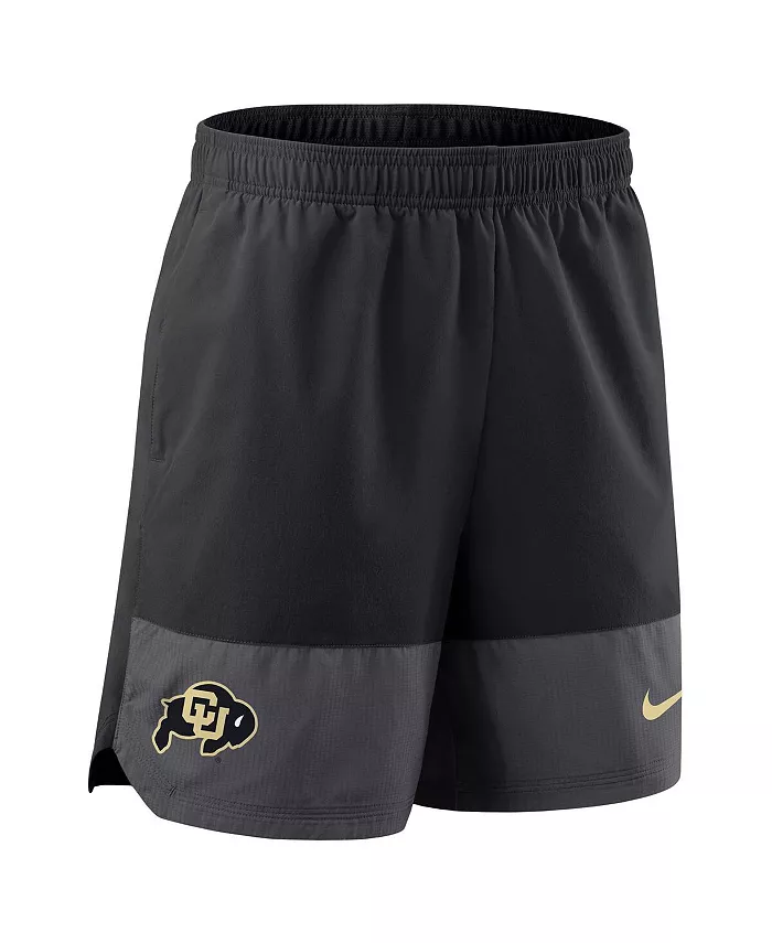 Мужские черные шорты для игры Colorado Buffaloes 2025 Sideline Performance Nike — фото 2