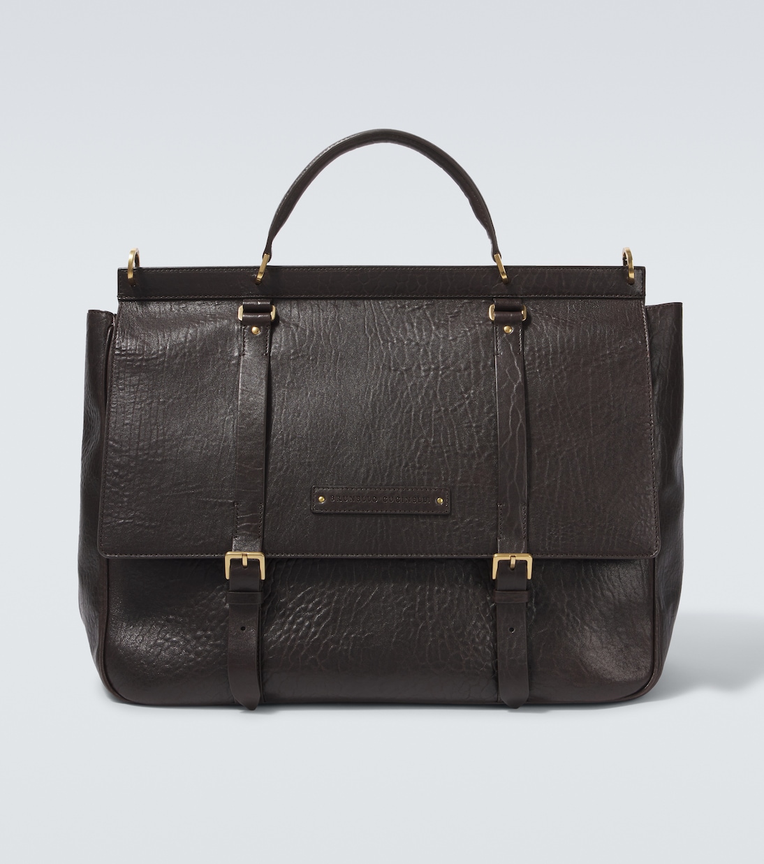 

Кожаная дорожная сумка Brunello Cucinelli, C4214