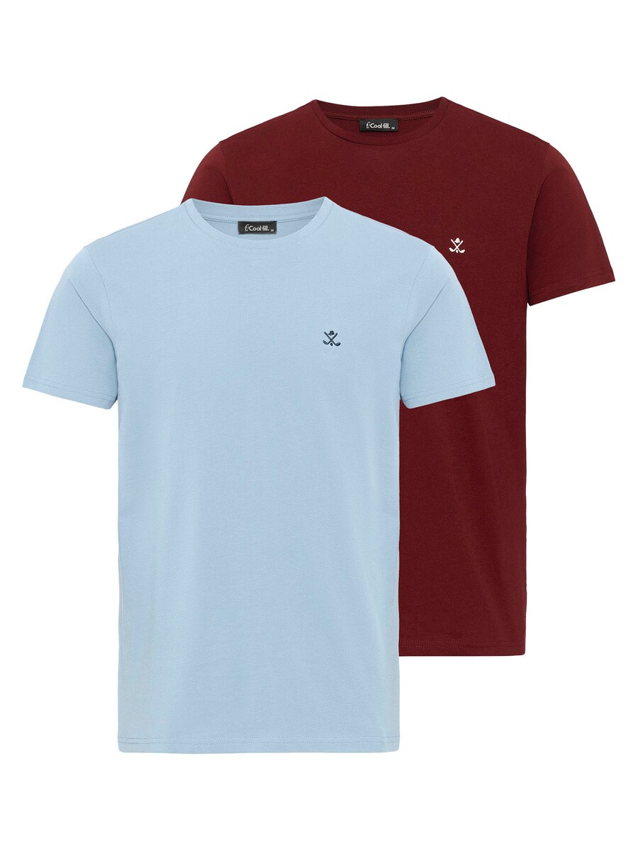 

Рубашка Cool Hill Manuel, цвет Light blue/Bordeaux