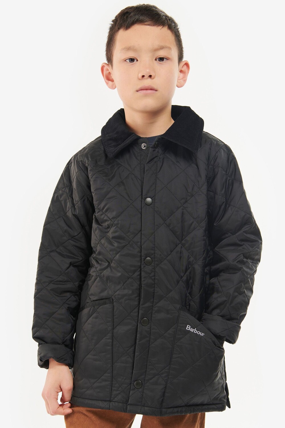 

Стеганая куртка Лиддесдейл Barbour, черный