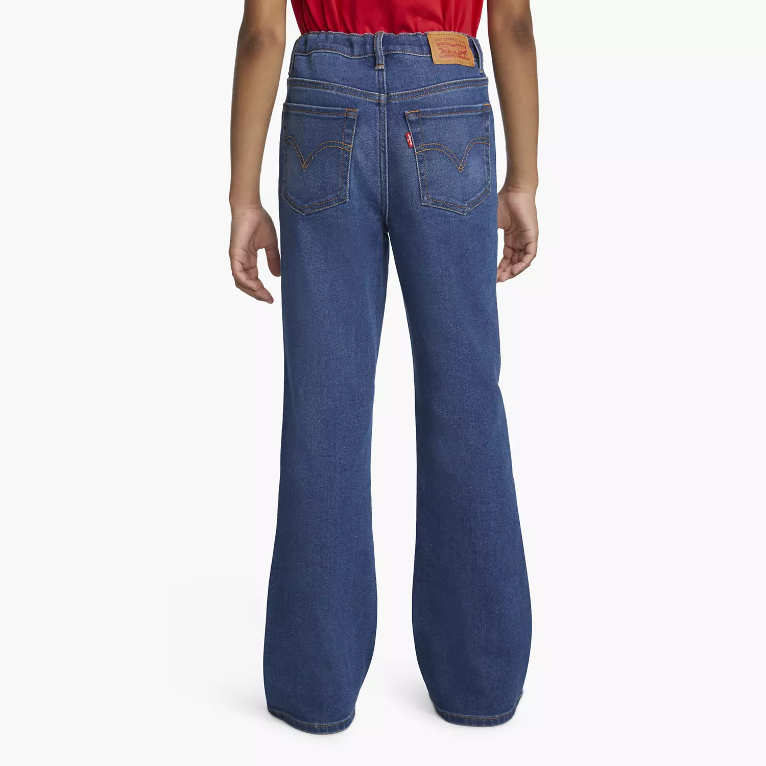 Джинсы-клеш 726 с высокой посадкой для больших девочек 7–16 лет Levi's, цвет Double Talk - Dark Wash — фото 3