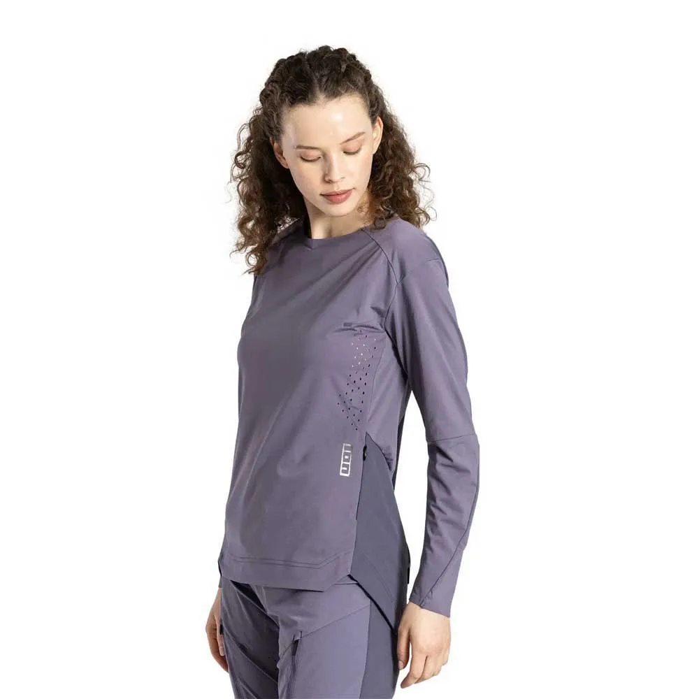 

Джерси эндуро с длинным рукавом ION Scrub AMP BAT, фиолетовый