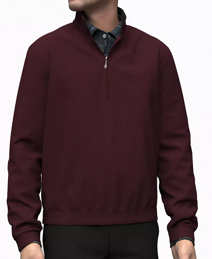 

Толстовка Men's Pima Interlock Zip Mock Scott Barber, красный