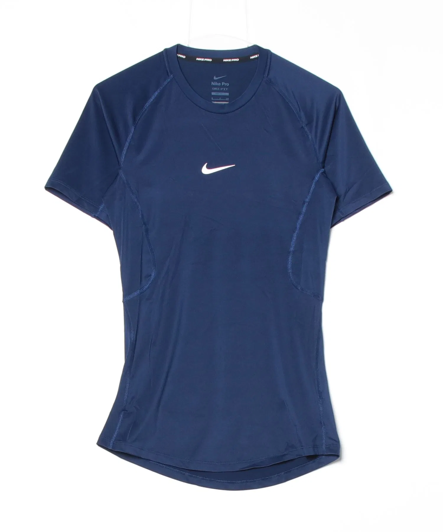 Мужская футболка Nike DF Tight S/S тёмно-синяя