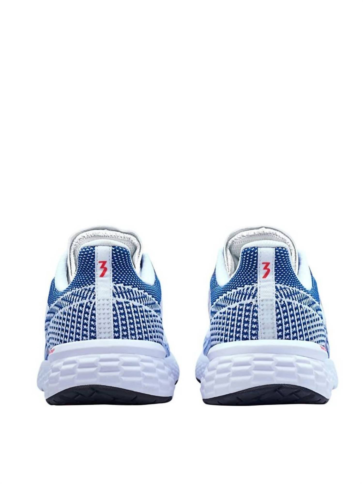 Кроссовки мужские Fierce Running Shoes - Medium Wide, цвет белый/морской синий 361 Degrees — фото 2