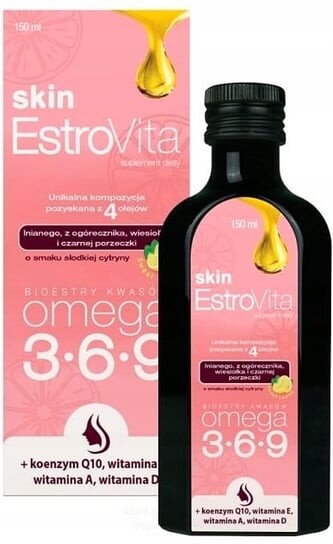 

Estrovita, Skin, Омега-кислоты сладкий лимон, 150 мл