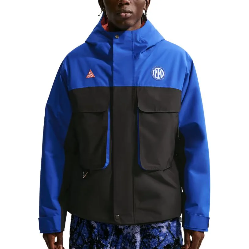 Куртка Inter Milan PrimaLoft 'Skull Peak' SE Puffer мужская Nike, bright синий/черный/safety оранжевый