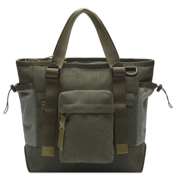 

Сумка-тоут с двумя отделениями Hender Scheme, хаки оливковый