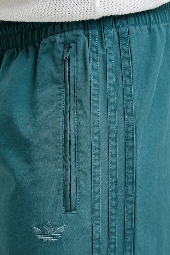 Хлопковые брюки Firebird Pants Adidas Originals, бирюзовый — фото 4