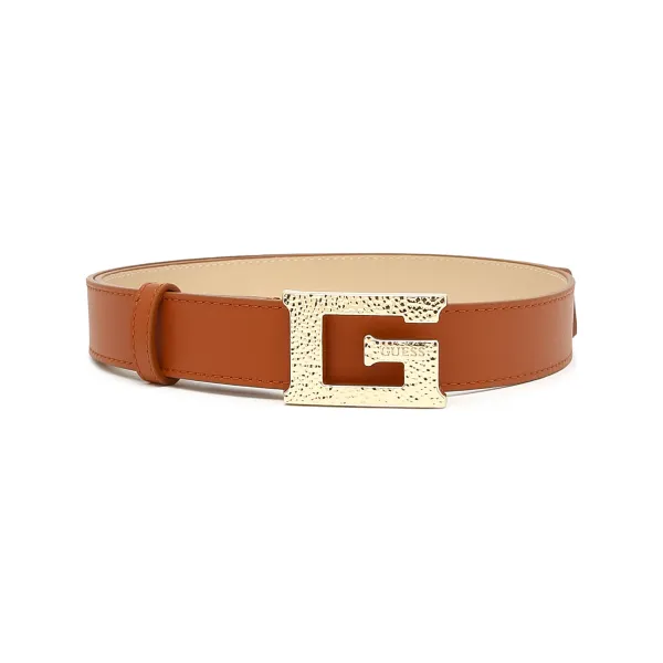 

Кожаный ремень Guess, коричневый