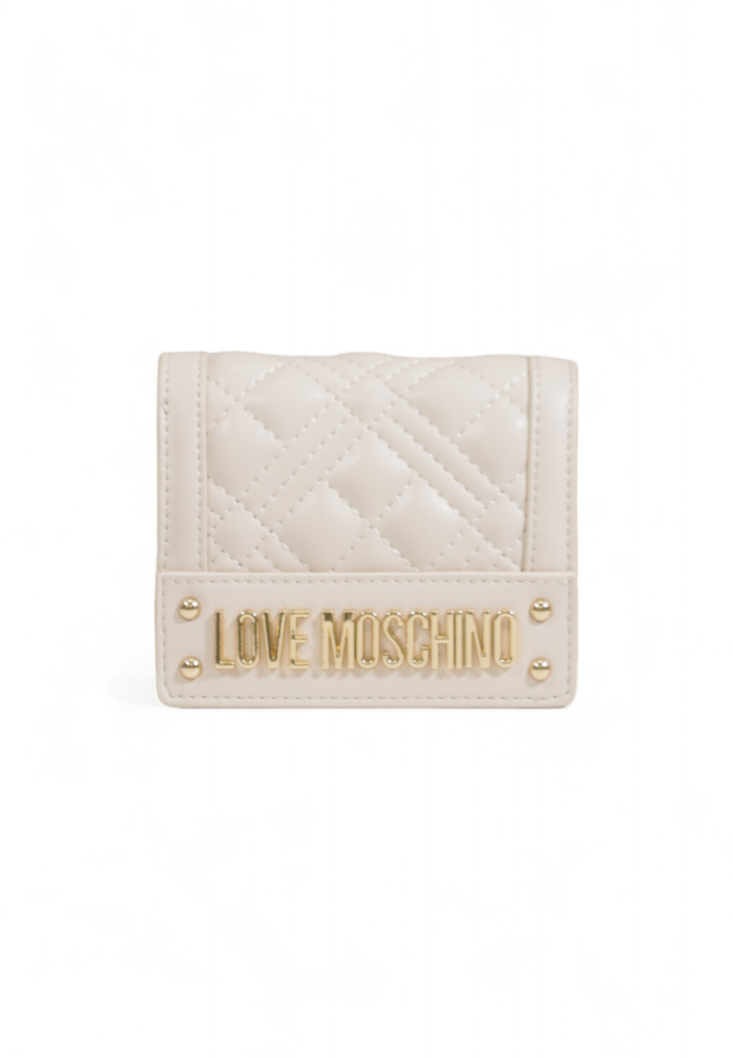 

Кошелек женский Love Moschino стеганый, бежевый