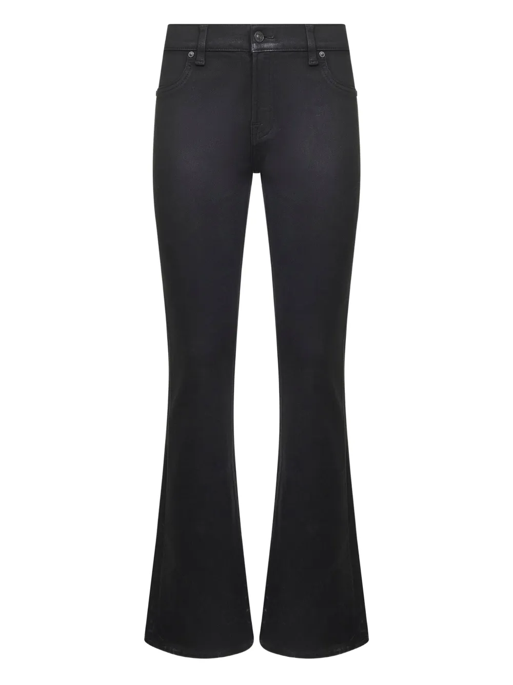 

Расклешенные джинсы на пуговицах 6 For All Mankind, черный