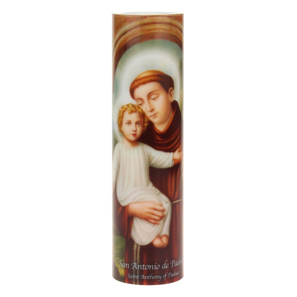 

Беспламенная светодиодная молитвенная свеча Святого Антония The Saints Collection The Saints Gift Collection, цвет St Anthony