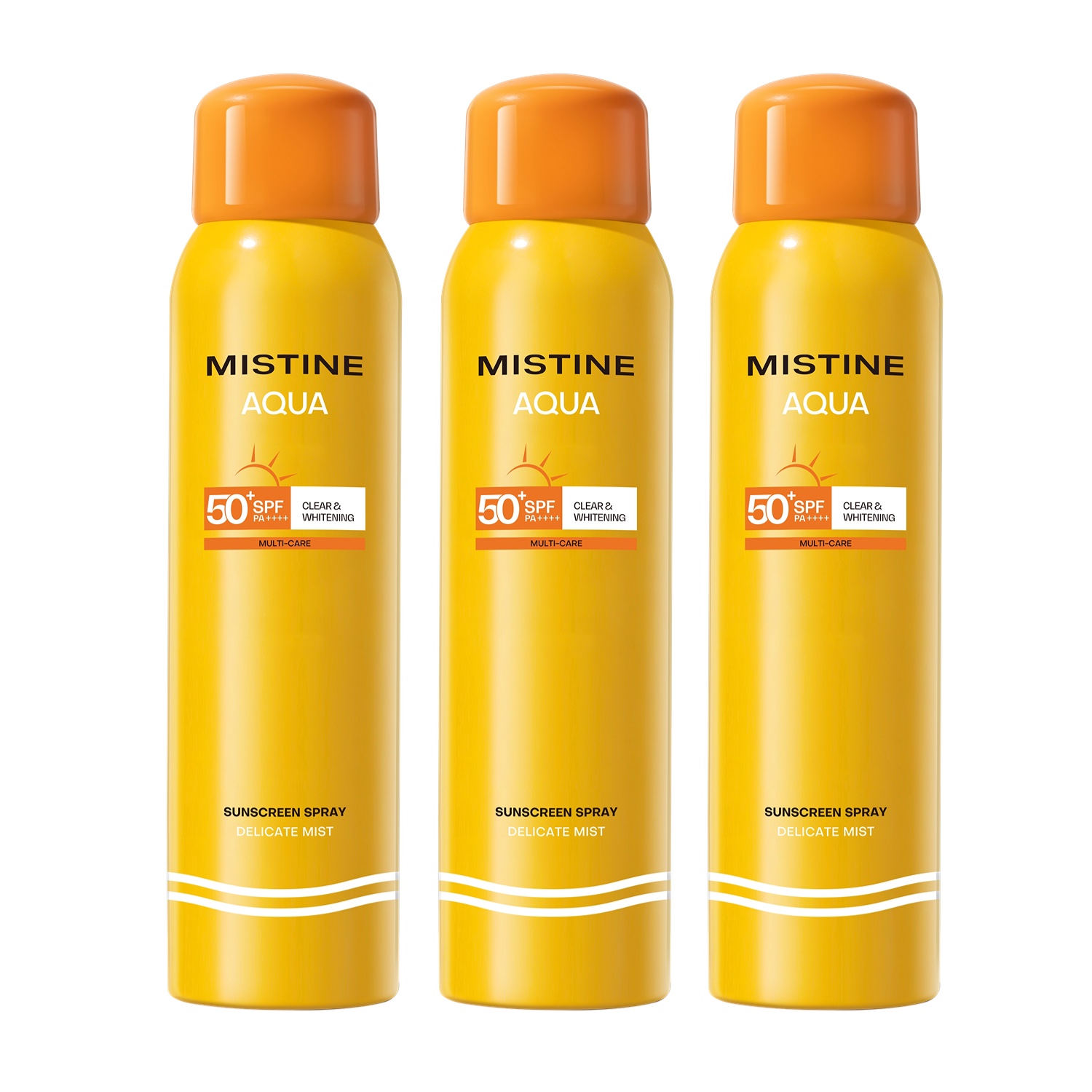 

Mistine Отбеливающий солнцезащитный спрей для ухода за кожей waterproof and sweatproof освежающий успокаивающий