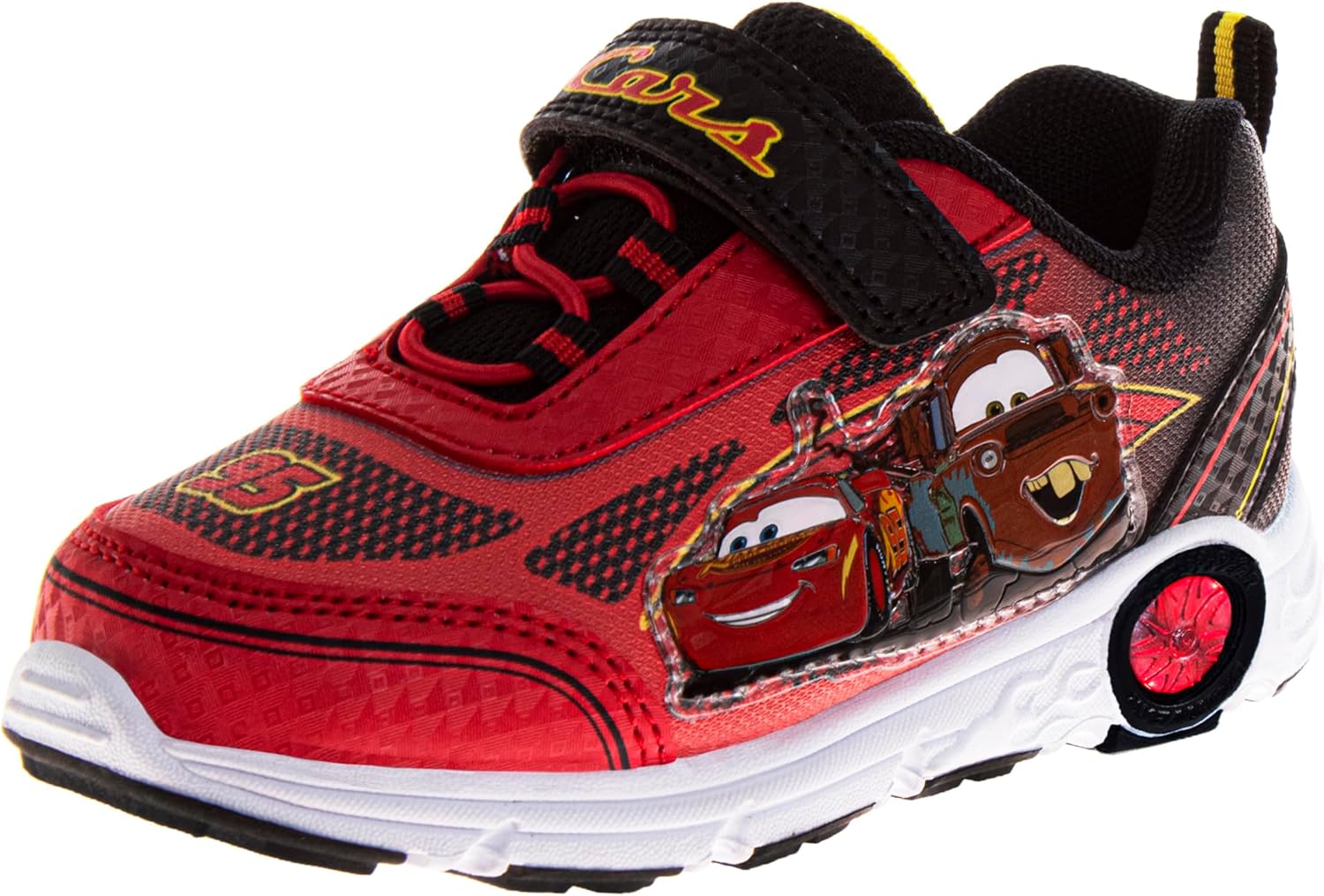 

Детские кроссовки с подсветкой, светящиеся кроссовки для мальчиков, спортивная обувь для мальчиков Sonic, MonsterJam, Spider-Man, Mickey, Paw Patrol, Toy Story, TMNT (размеры: 5-10 для малышей / 11-12 для детей младшего возраста) Josmo, красный