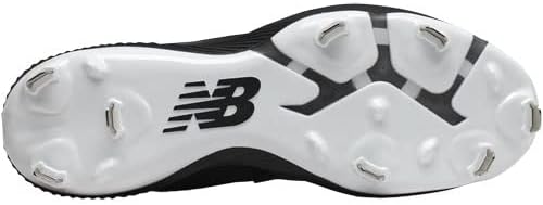 Бейсбольные кроссовки New Balance Men's FuelCell 4040 V6 Mid-Metal, черно-белый — фото 4