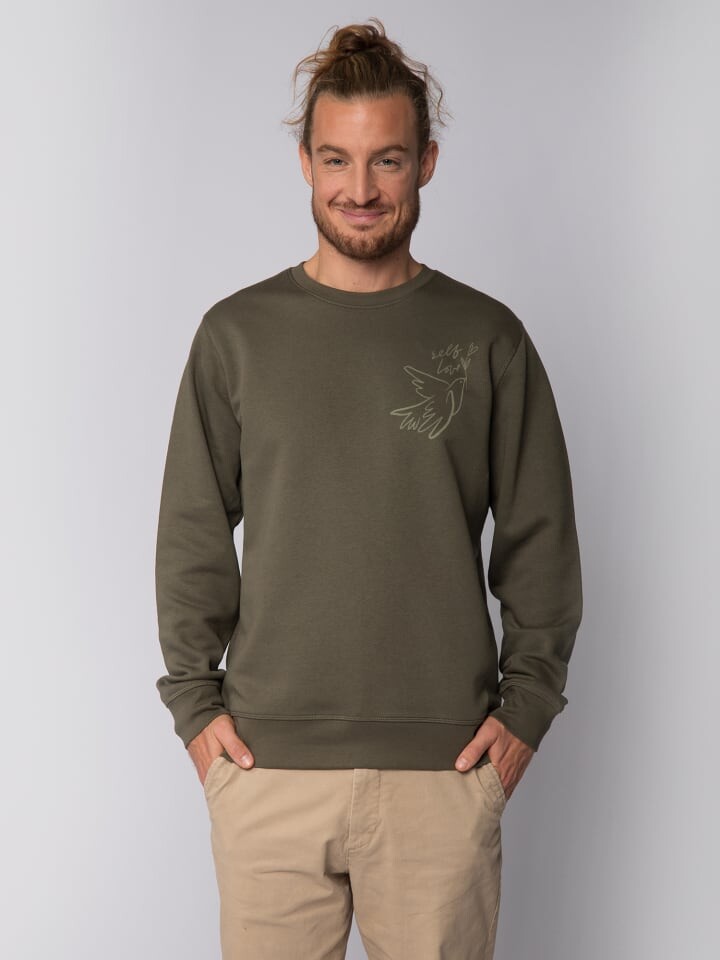 

Толстовка wat Apparel Sweatshirt Self love, хаки