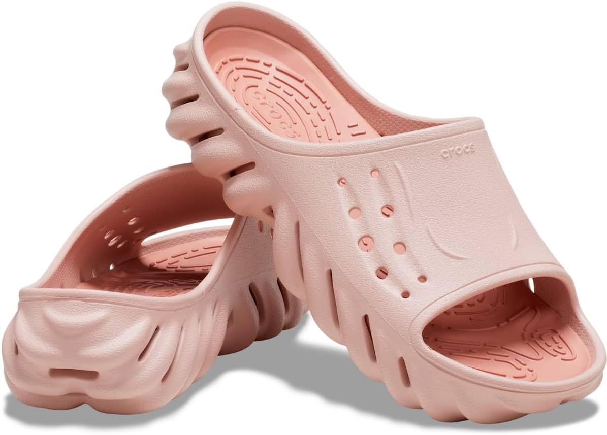 Унисекс сандалии Crocs Echo Slide для взрослых, розовый — фото 2