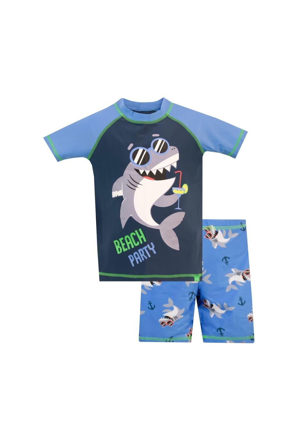 

Комплект для плавания из 2 предметов Shark Beach Party Harry Bear, синий
