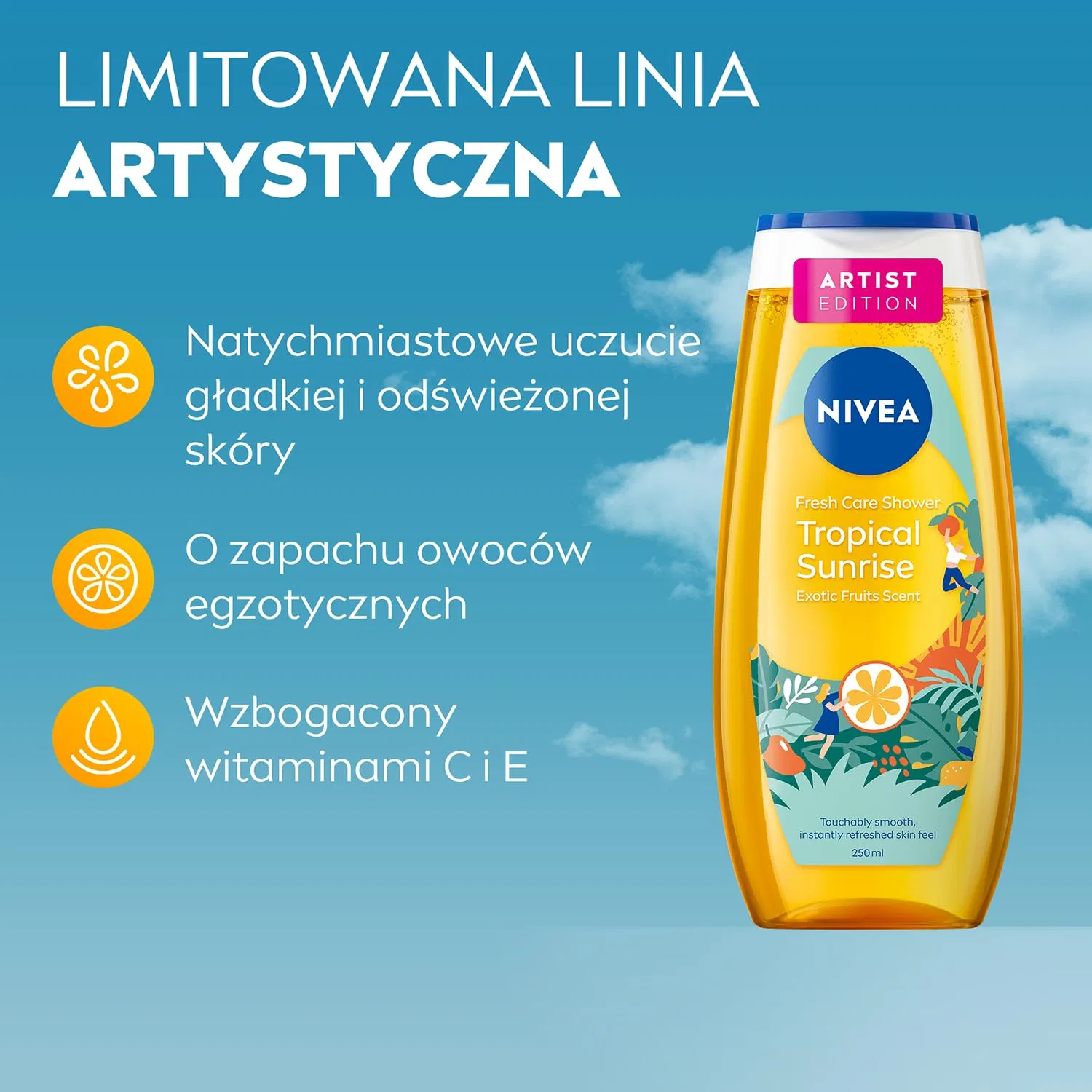 Гель для душа NIVEA Exotic Feeling, 5 x 250 мл Nivea — фото 3