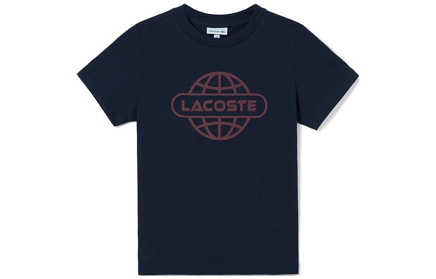 

Детская футболка Lacoste, темно-синий