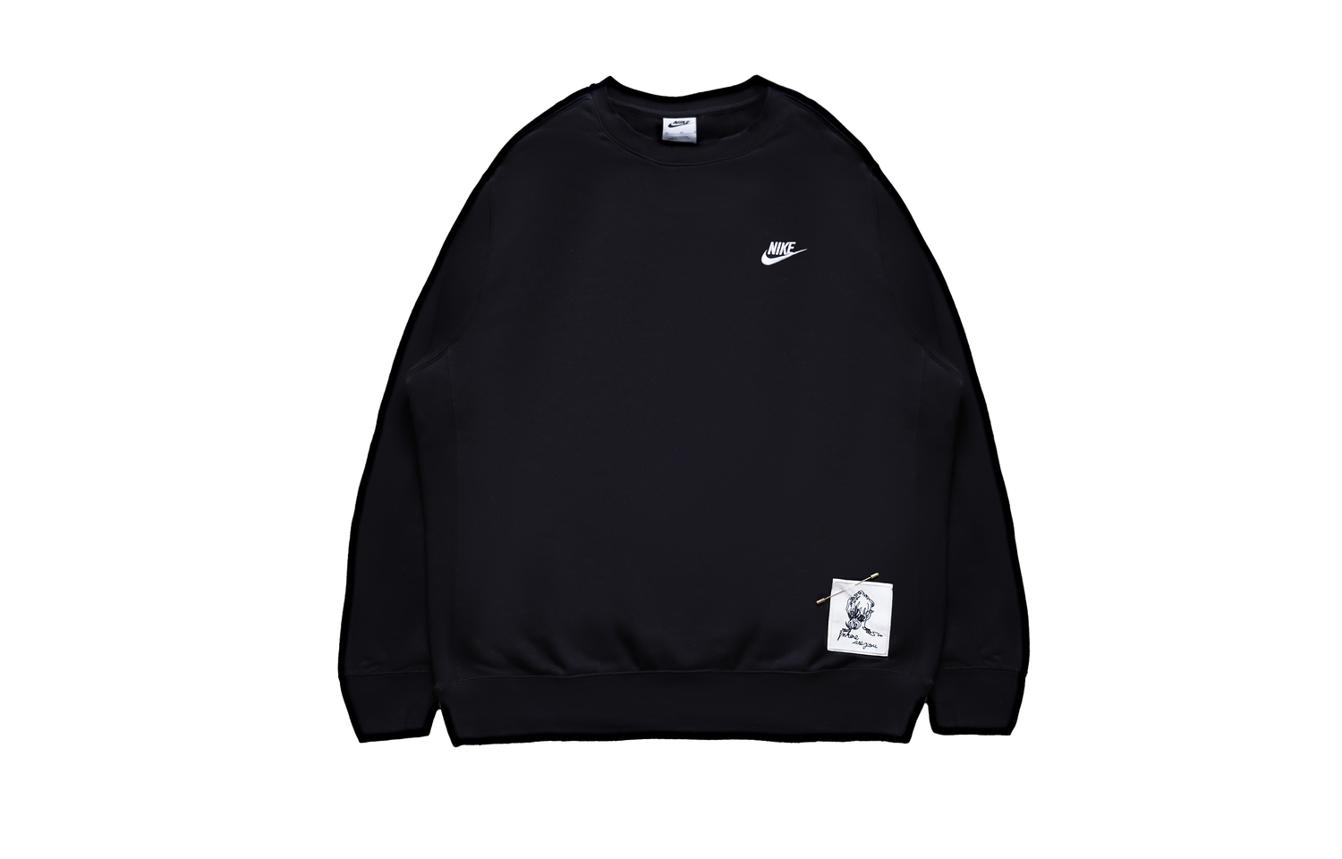 

Чёрная толстовка Nike мужская