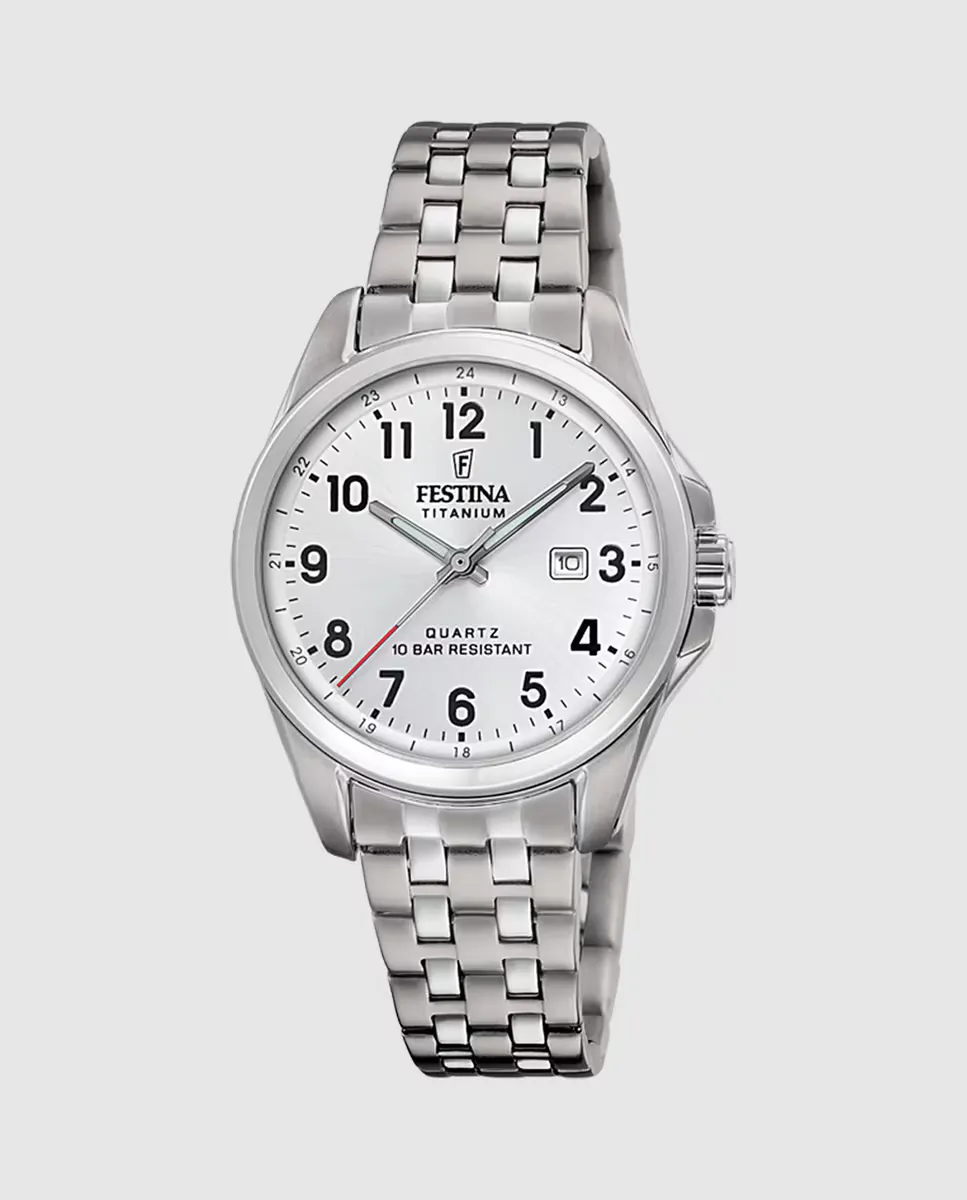 

F20697/1 Женские часы из титановой серой стали Festina