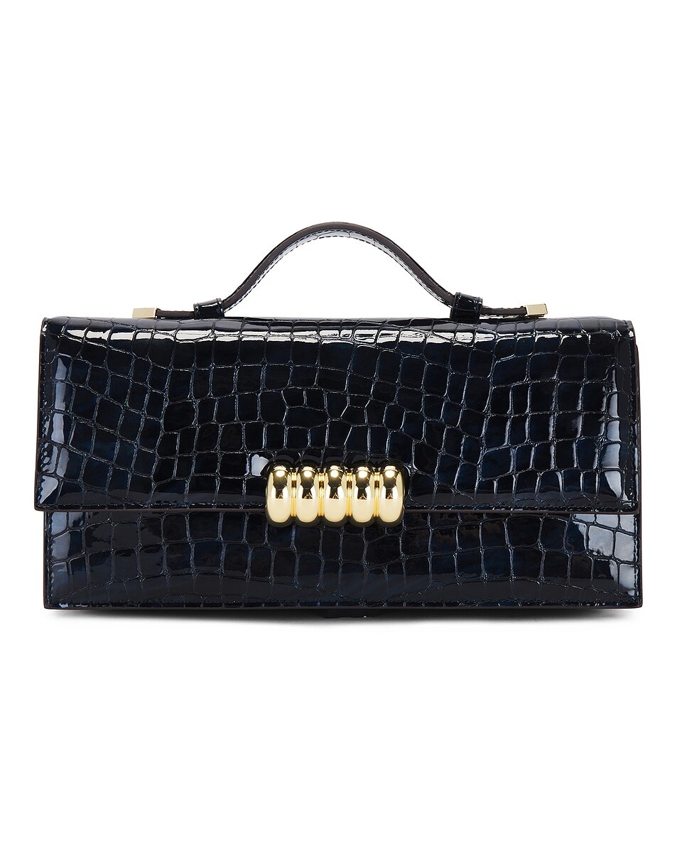 

Фиби Клатч Retrofete, цвет Navy Croco, Синий, Фиби Клатч Retrofete, цвет Navy Croco