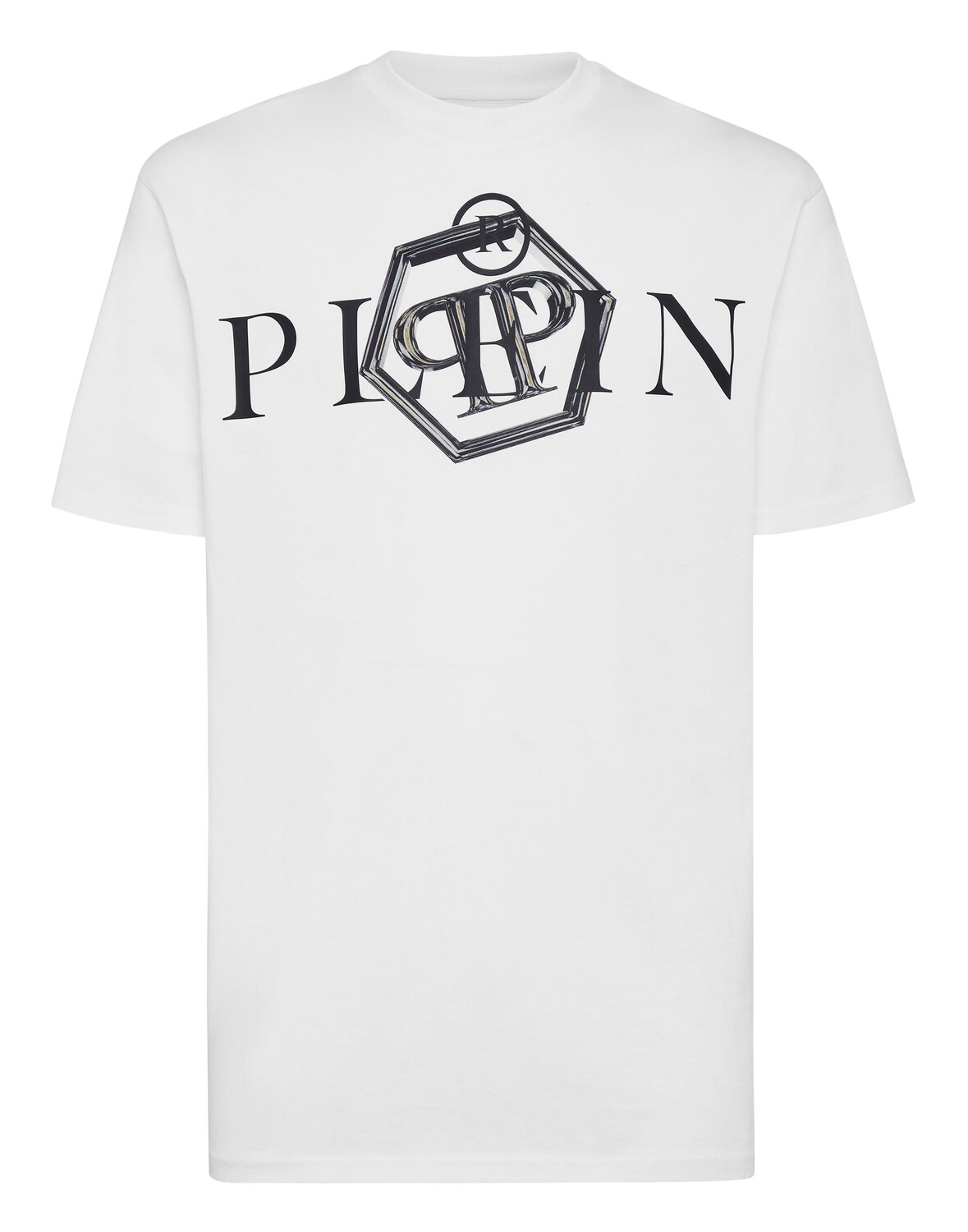 

Футболка с круглым вырезом SS Philipp Plein TM, цвет White / Black