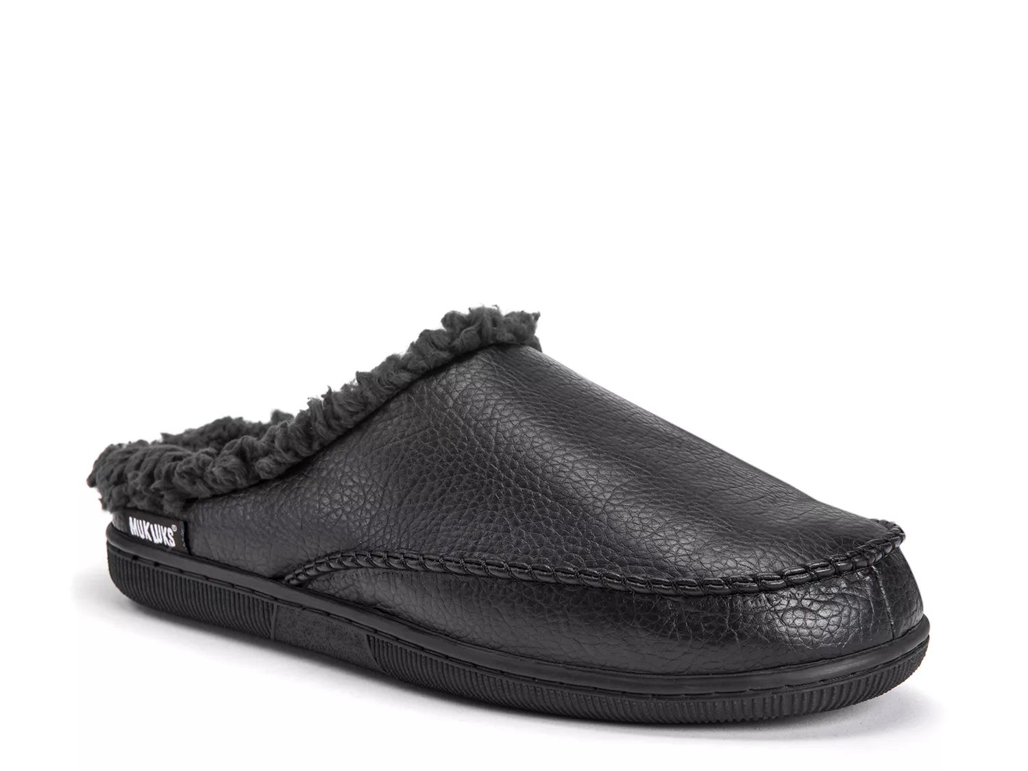 

Тапочки MUK LUKS Faux Leather Clog Slipper - Men's, черный