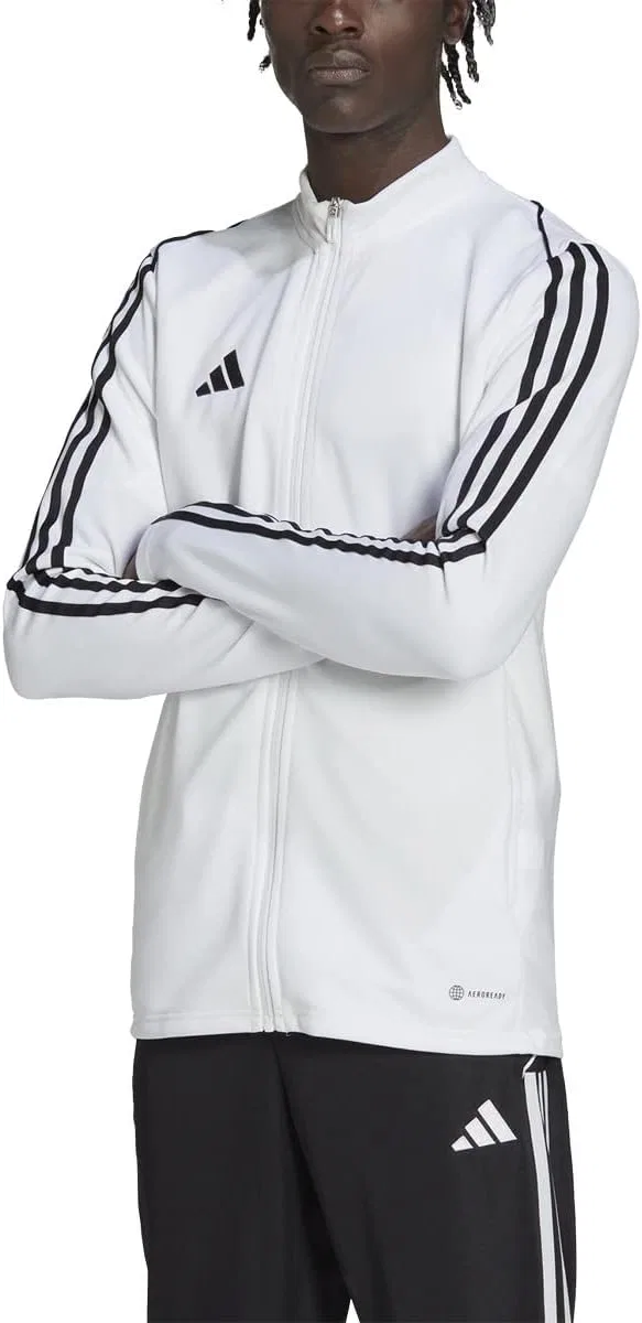 Куртка тренировочная adidas, белый — фото 2