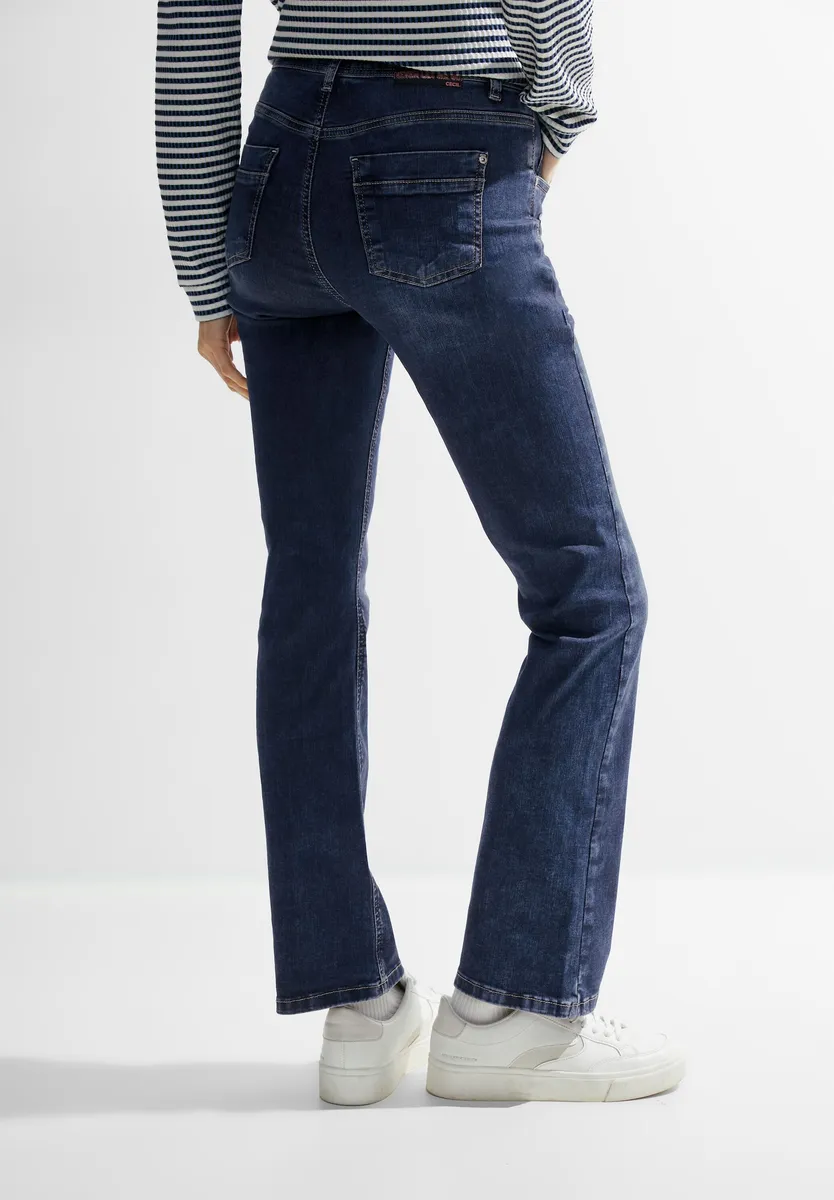 

Джинсы Cecil с завышенной талией, цвет Authentic Blue Wash