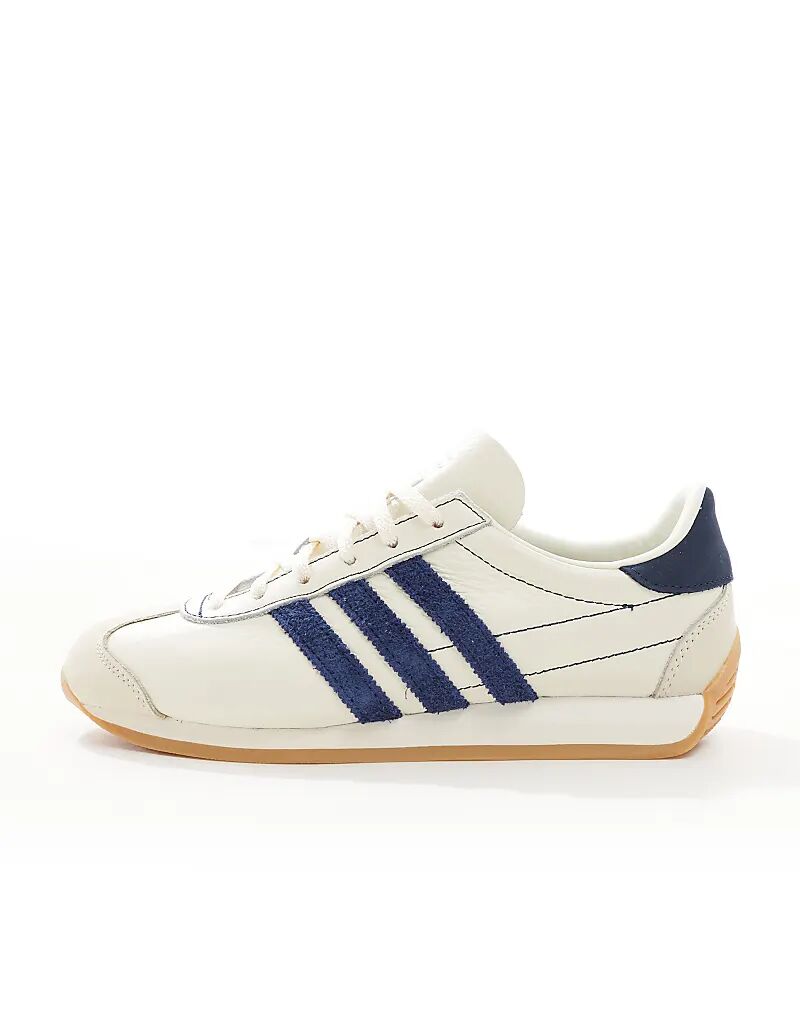 Кроссовки Country OG в кремово-белом и индиго цветах adidas Originals — фото 2