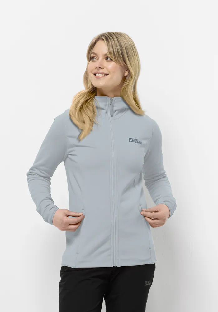 

Флисовая куртка Jack Wolfskin "BAISELBERG HOODED FZ W", с капюшоном, синий