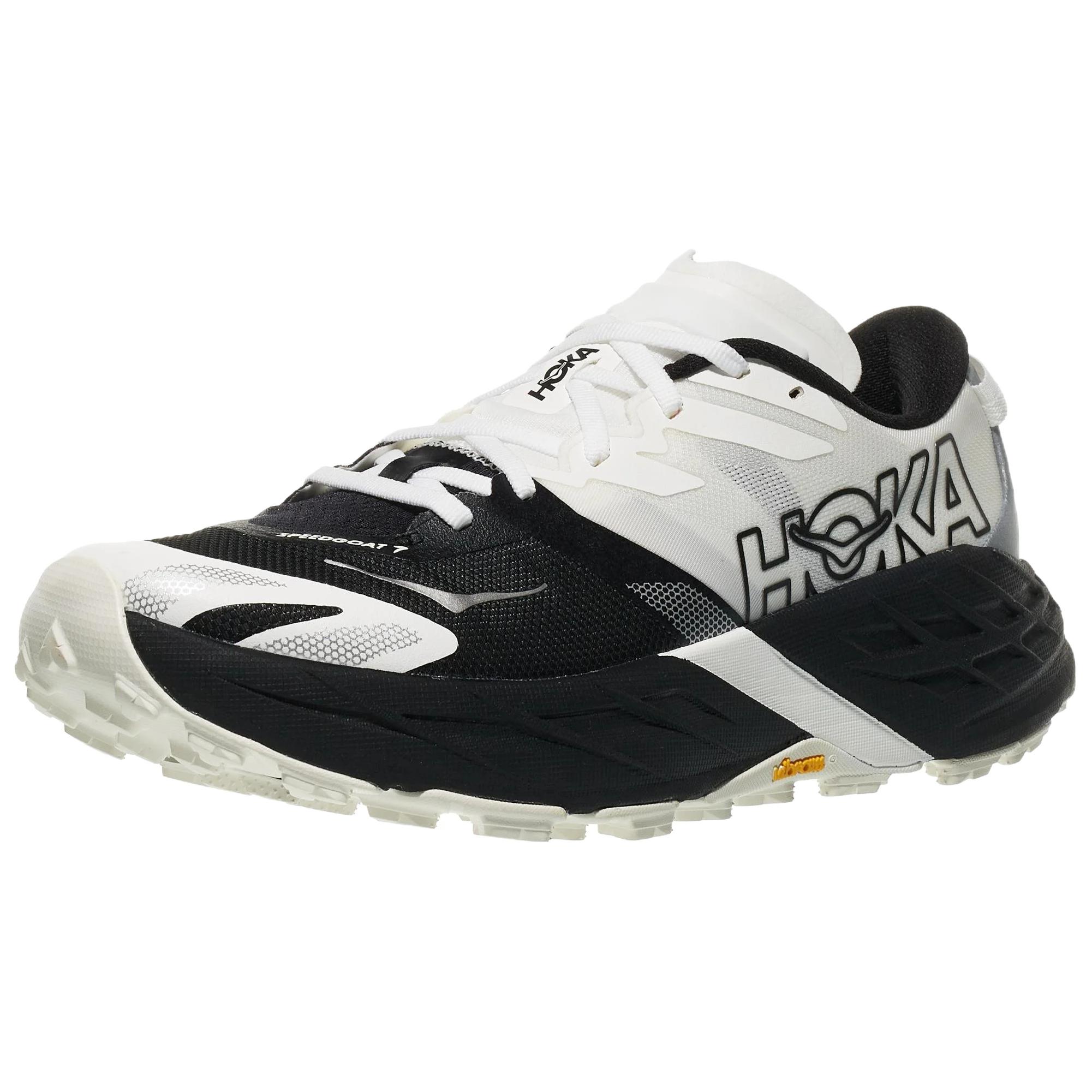 HOKA ONE ONE SPEEDGGAT 7 кроссовки low top для бега унисекс black white — фото 4