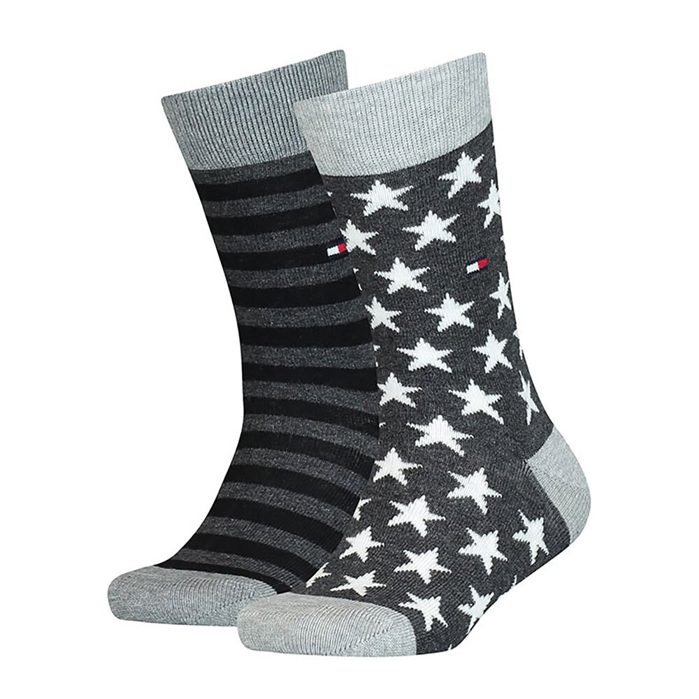 

Носки Toммy Hilfiger Stars&Classic Stripes Kids 2 шт, черный