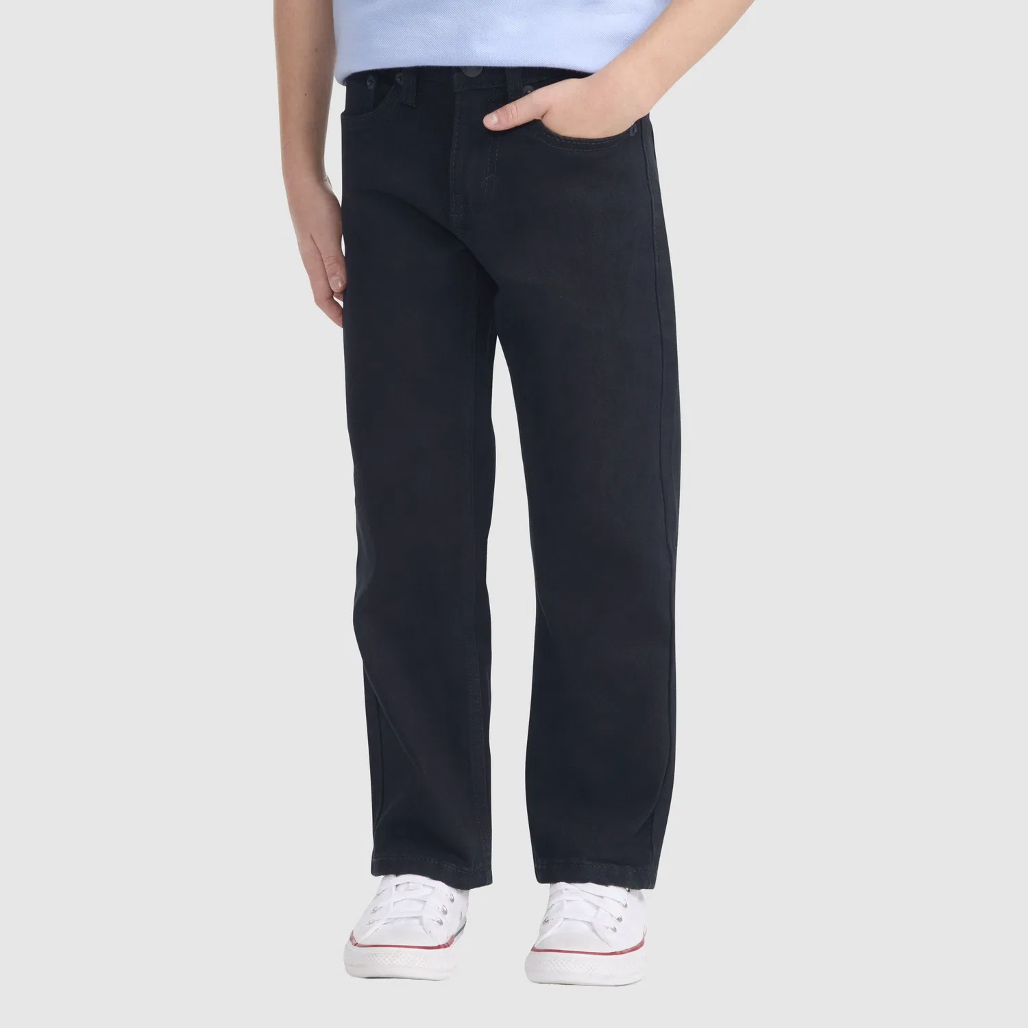 Прямые спортивные джинсы 514 для мальчиков 4-7 лет Levi's, Dark Wash — фото 2