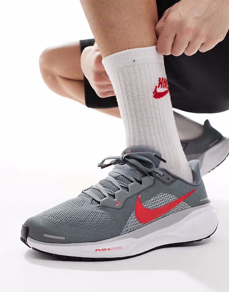 

Кроссовки Nike Running Air Zoom Pegasus 41 серого цвета