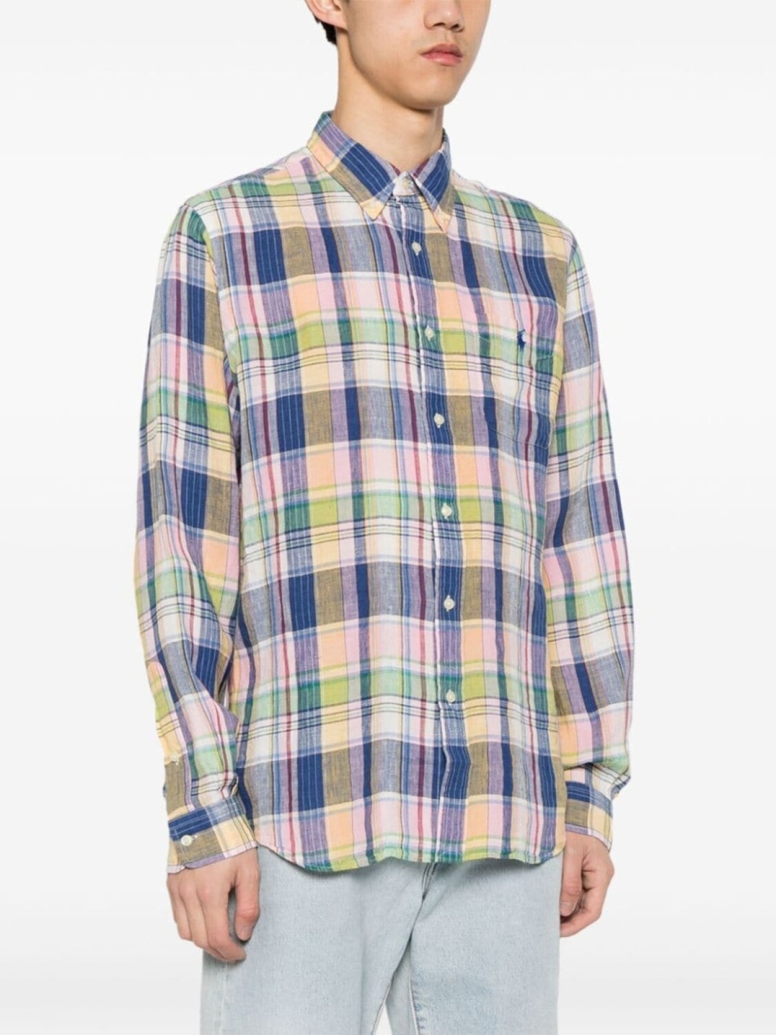

Рубашка с вышивкой Polo Pony Polo Ralph Lauren, синий
