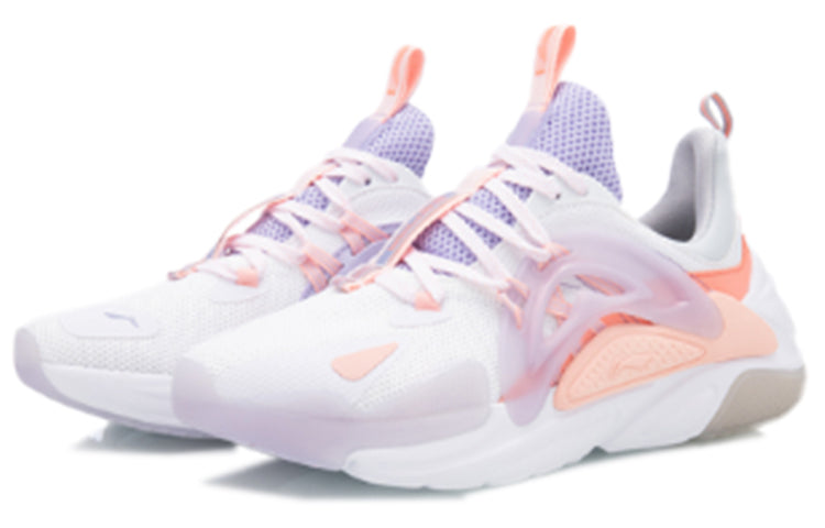 Кроссовки (WMNS) Li-Ning XingHuo Sport Leisure 'White Orange' — фото 3