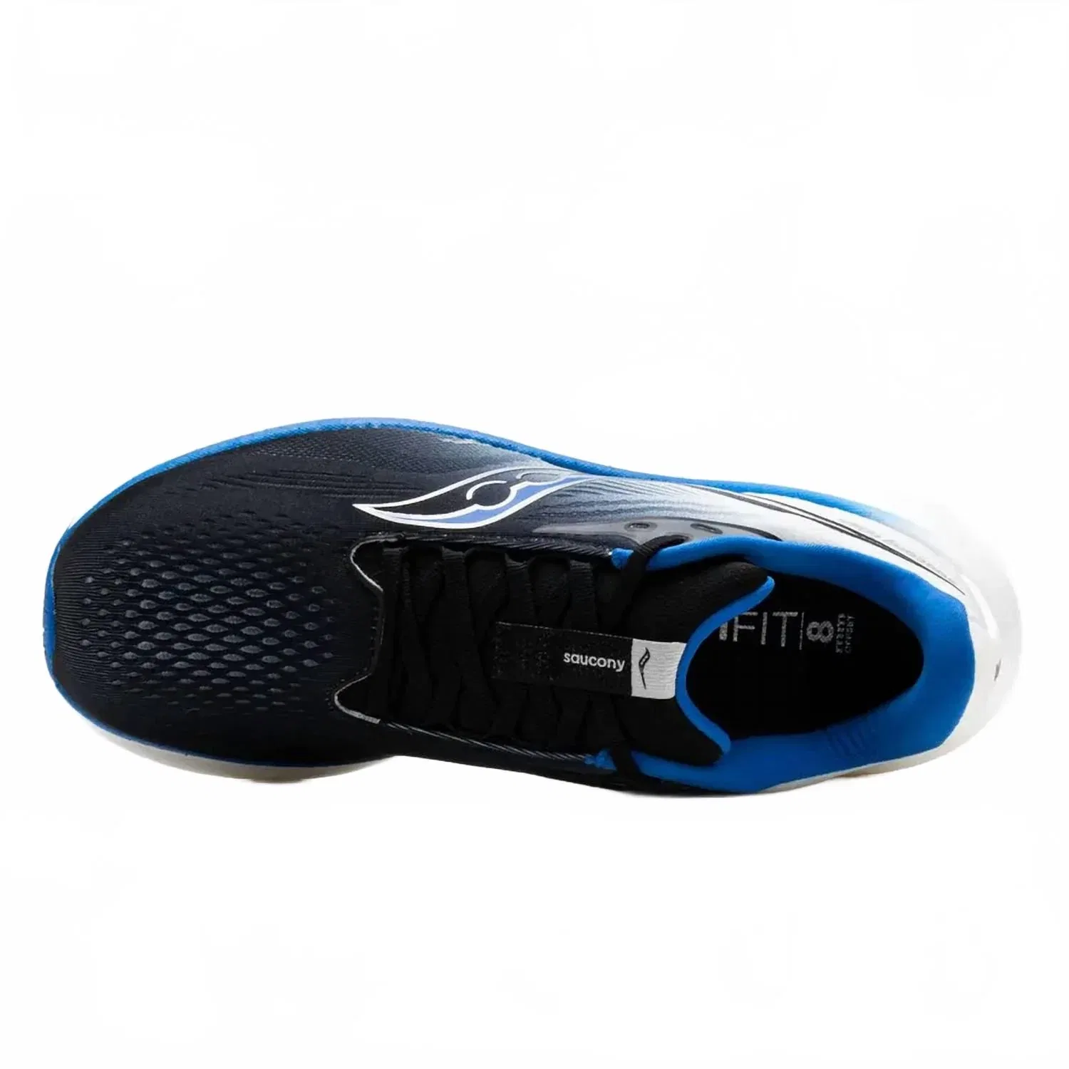 SAUCONY Мужские беговые кроссовки Ride 18, черные/skydiver — фото 2