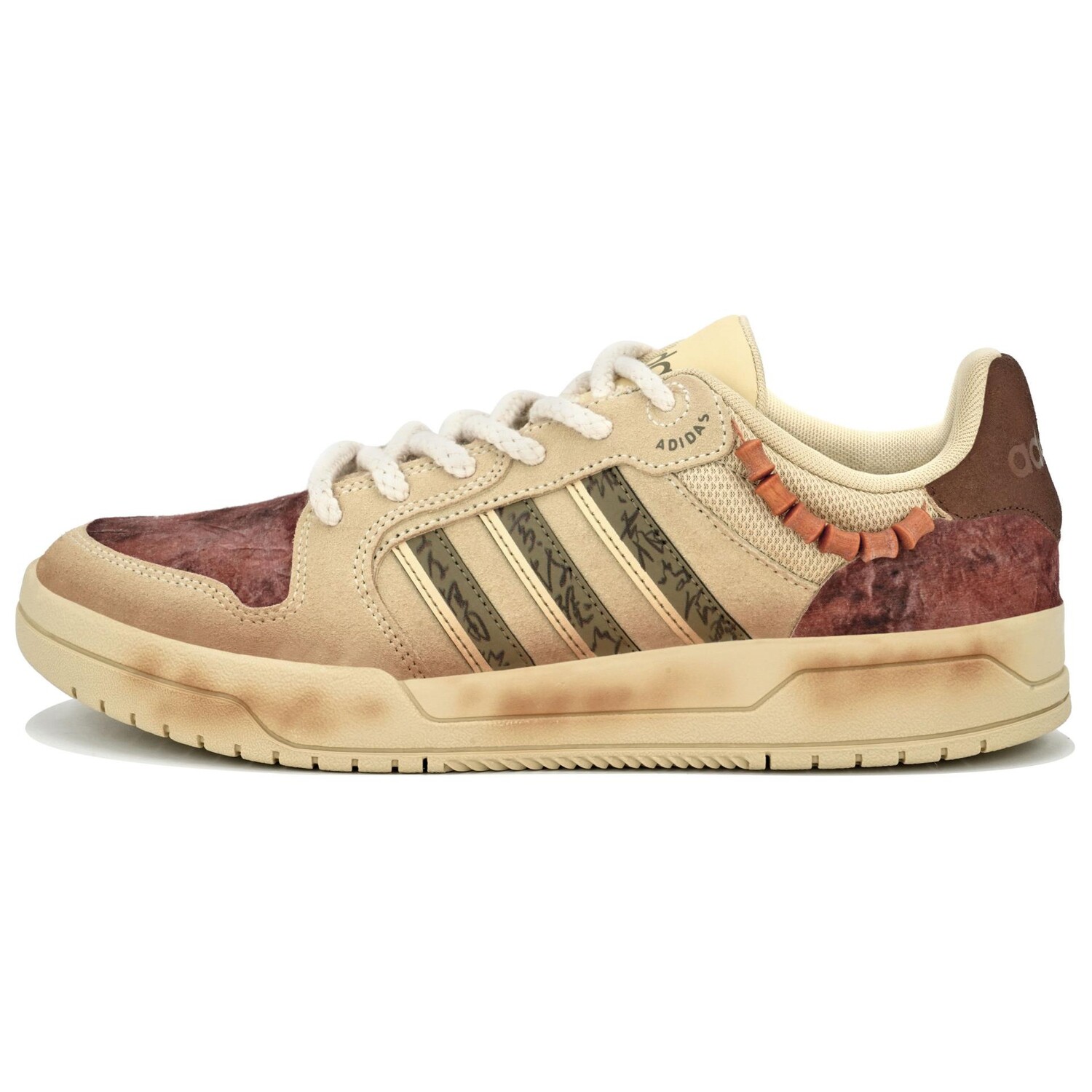 

Кроссовки adidas neo Entrap Skateboarding Shoes Unisex Low-top Brown, желтый